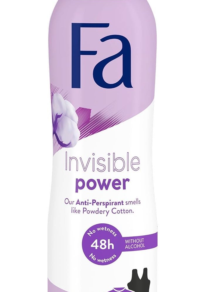 Fa Deodorant Spray Invisible Power 150 Ml - Image 1
